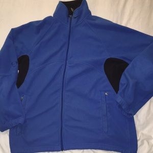 Blue and black Nike sweater